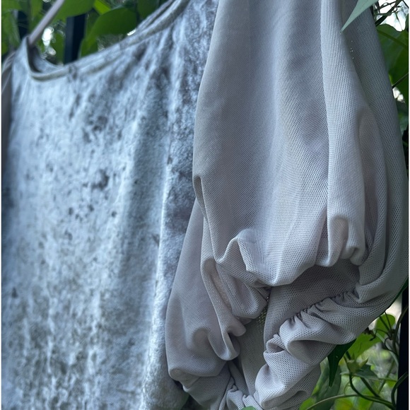 Free People Midnight Mood Velvet Crop Top - Picture 7 of 7